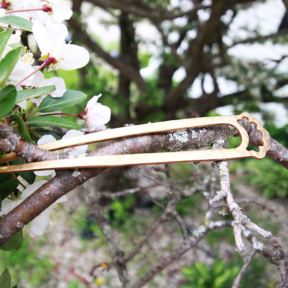 The Good Collective Bronze Hairpin. - Picture 5 of 6